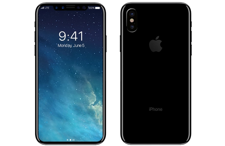 The picture of iPhone 8 design