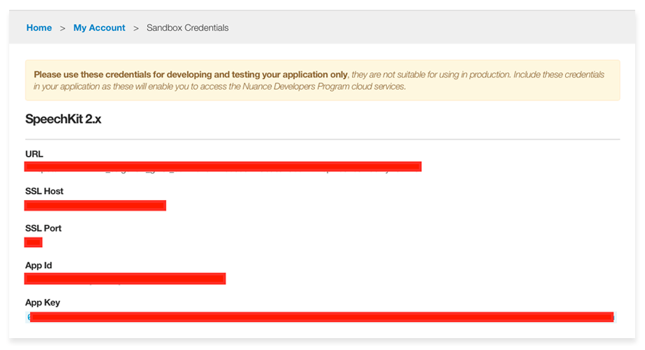 SKSAppKey, SKSAppId, SKSServerHost, SKSServerPort