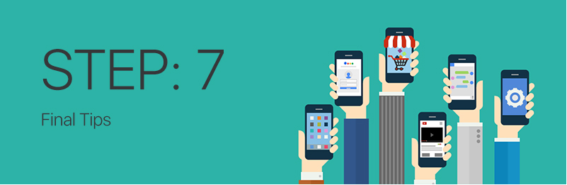 Step 7 for mobile app development company