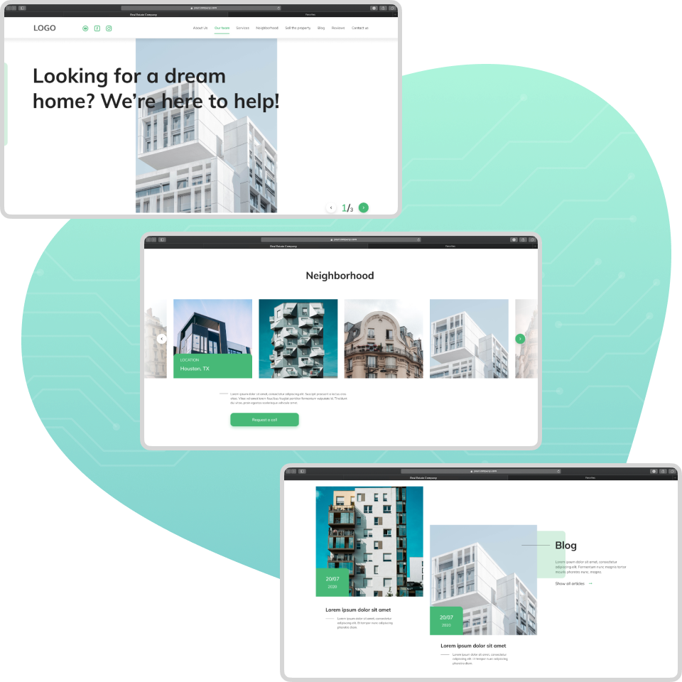 how to design an app for real estate