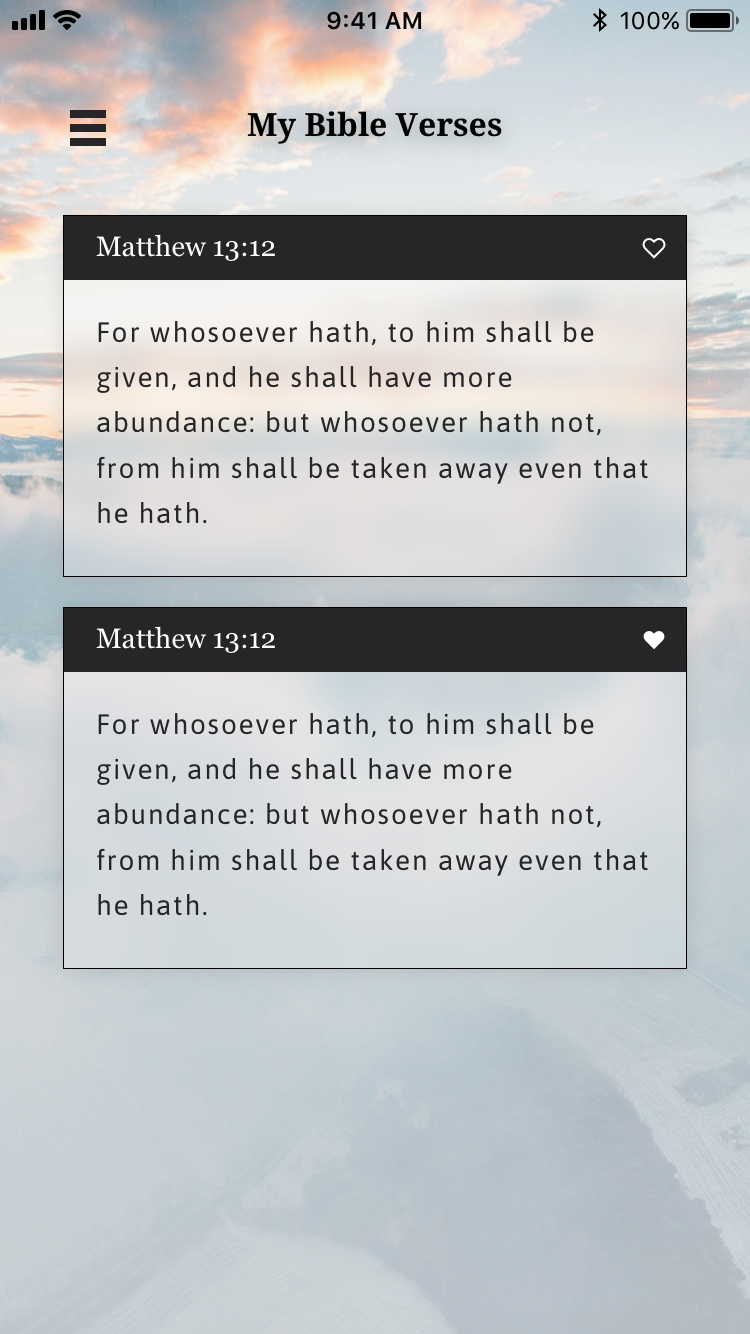 Bible app screenshot