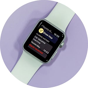 The piture of Apple Watch screen.