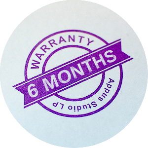 The image of warranty stamp.