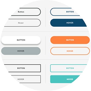 Illustration of design style of the mobile app